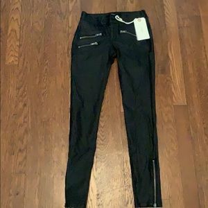 Francesca’s Harper faux leather pants size 25